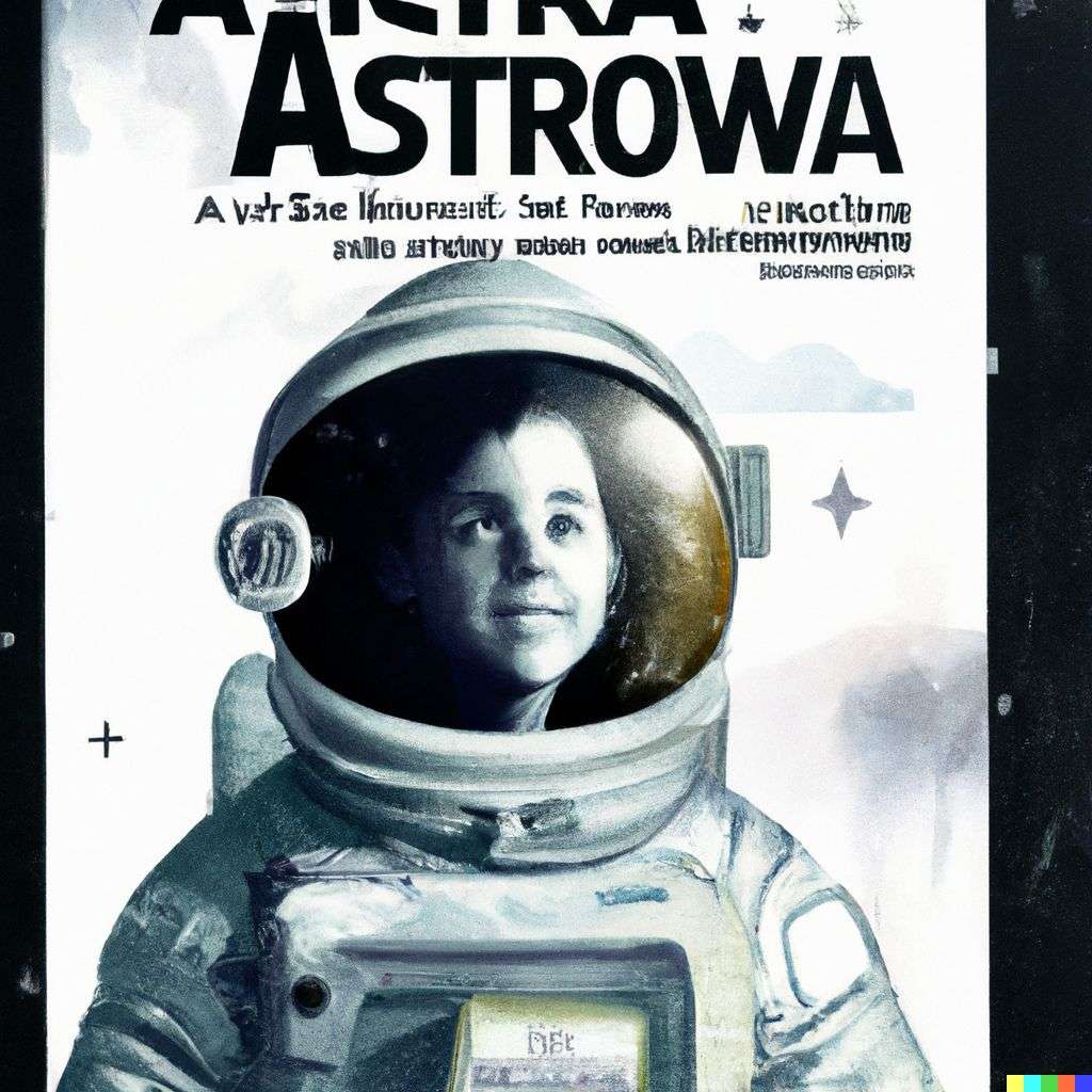 an astronaut, promotional poster for a Disney movie